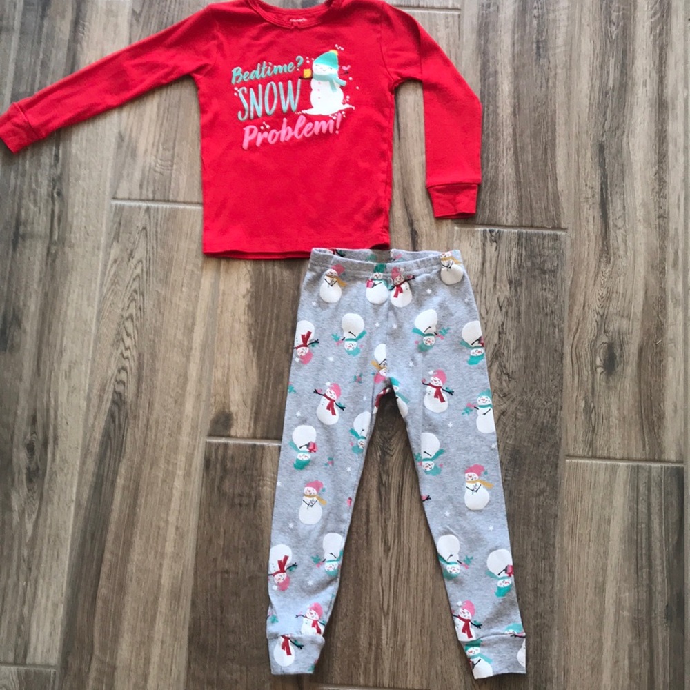 Carter’s Snowman Pajamas 4T